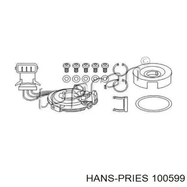 Распределитель зажигания (трамблер) 100599 Hans Pries (Topran)