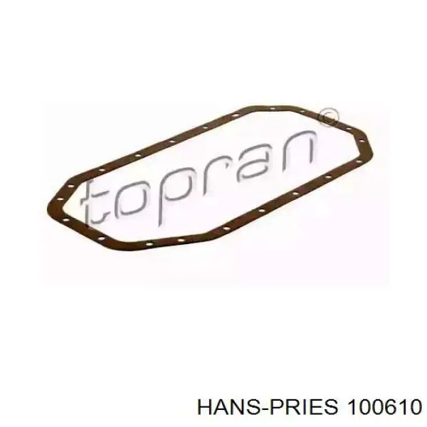 100610 Hans Pries (Topran) прокладка поддона картера двигателя
