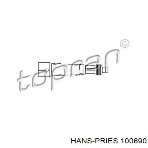 Наконечник свечи зажигания 100690 Hans Pries (Topran)