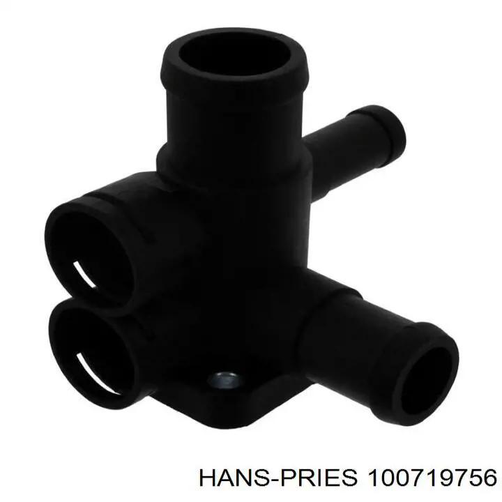 100719756 Hans Pries (Topran) фланец системы охлаждения (тройник)