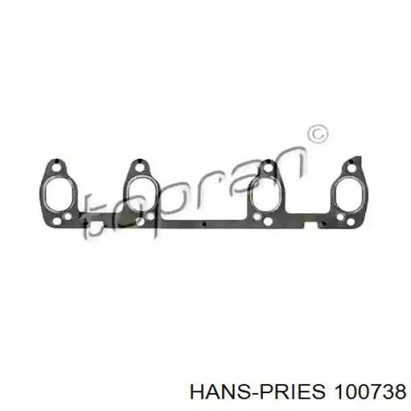 Прокладка коллектора 100738 Hans Pries (Topran)