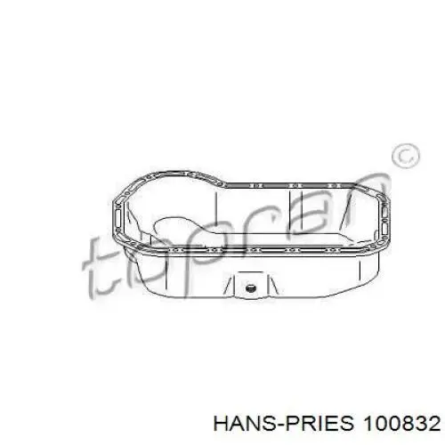 Поддон двигателя 100832 Hans Pries (Topran)