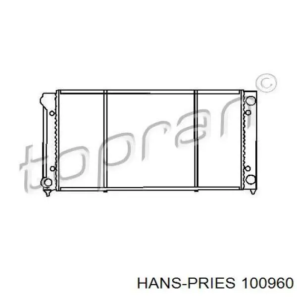 Фланец карбюратора Hans Pries (Topran) 100960 цена, от 15.74 USD