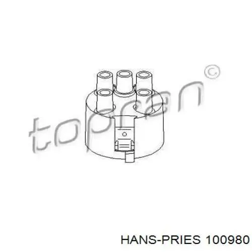 Крышка распределителя зажигания (трамблера) Hans Pries (Topran) 100980 цена, от 5.07 USD