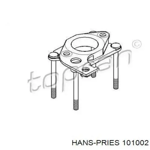 Фланец карбюратора 101002 Hans Pries (Topran)