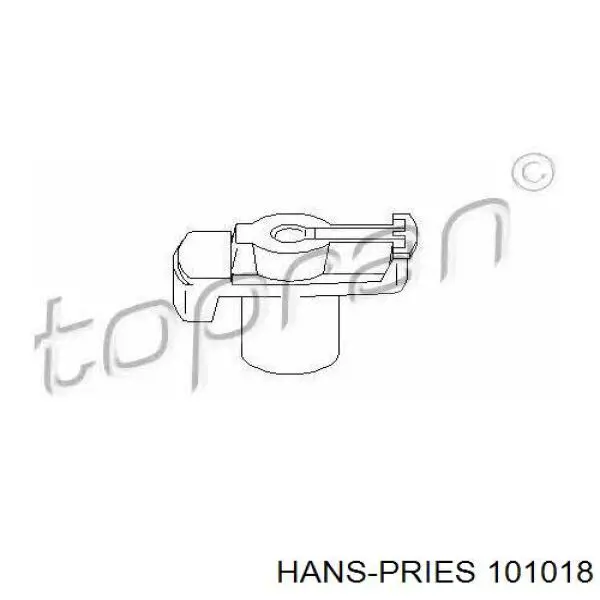 Compre 101018 Hans Pries (Topran) Slider (rotor) de distribuidor de ignição, distribuidor