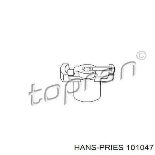 Бігунок (ротор) розподільника запалювання 101047 Hans Pries (Topran)