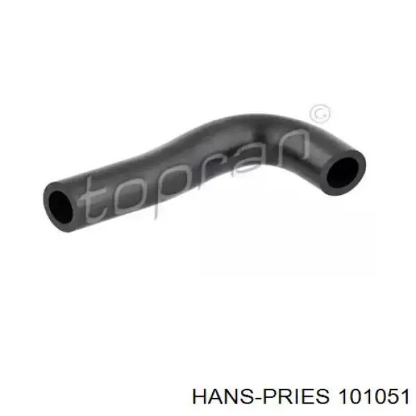 101051 Hans Pries (Topran) cano derivado de ventilação de cárter (de separador de óleo)