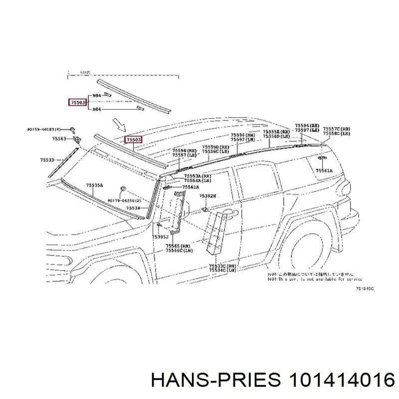 101414016 Hans Pries (Topran) прокладка гбц