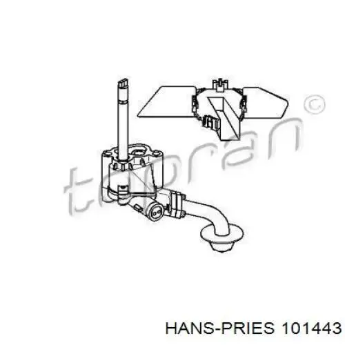 Масляный насос 101443 Hans Pries (Topran)