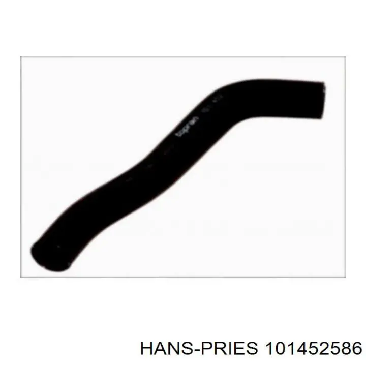 101452586 Hans Pries (Topran) шланг (патрубок водяного насоса нагнетательный)