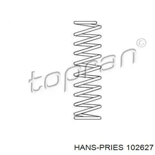 Задняя пружина 102627 Hans Pries (Topran)