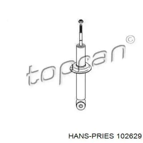 Амортизатор задний 102629 Hans Pries (Topran)