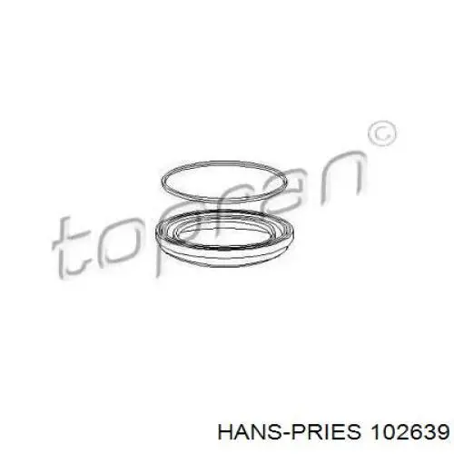 102639 Hans Pries (Topran) ремкомплект суппорта тормозного переднего