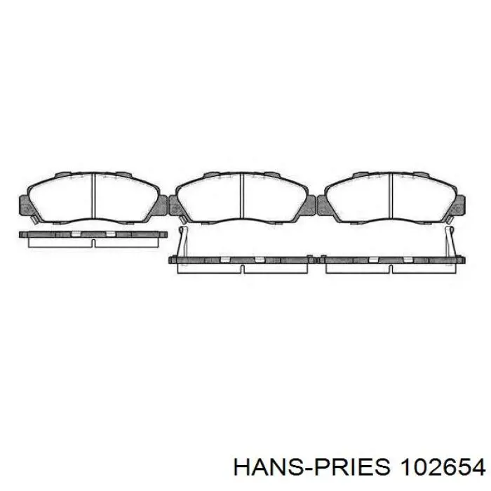 Купить 102654 Hans Pries (Topran) Кран печки