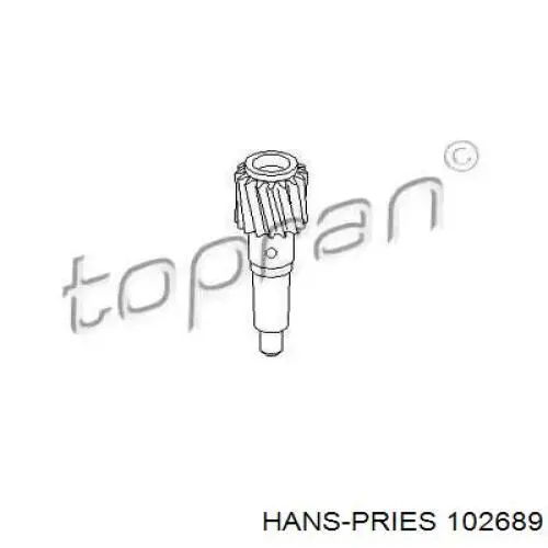 102689 Hans Pries (Topran) roda dentada propulsada de velocímetro