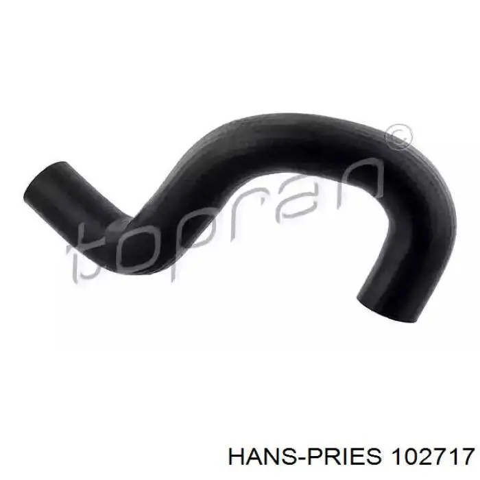 102717 Hans Pries (Topran) шланг (патрубок радиатора охлаждения нижний)