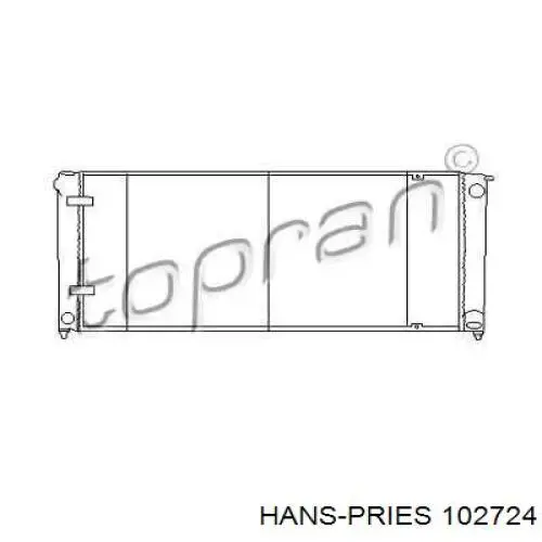 Радиатор 102724 Hans Pries (Topran)