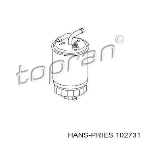102731 Hans Pries (Topran) топливный фильтр