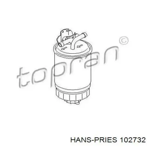 Топливный фильтр 102732 Hans Pries (Topran)