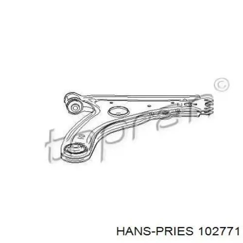 Рычаг передней подвески нижний левый/правый 102771 Hans Pries (Topran)