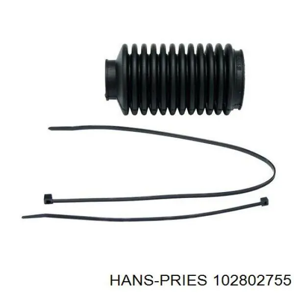 102 802 755 Hans Pries (Topran) пыльник рулевого механизма (рейки левый)