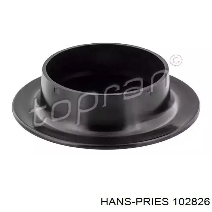 102826 Hans Pries (Topran) disco superior metálico de mola traseira