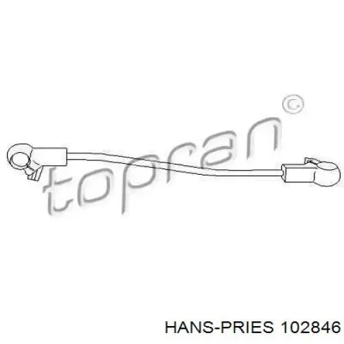 102846 Hans Pries (Topran) barra de ligação da caixa automática de mudança