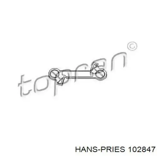 Horquilla de cambios 102847 Hans Pries (Topran)