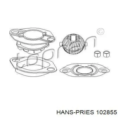 Ремкомплект кулисы переключения передач Hans Pries (Topran) 102855 цена, от 2.04 USD