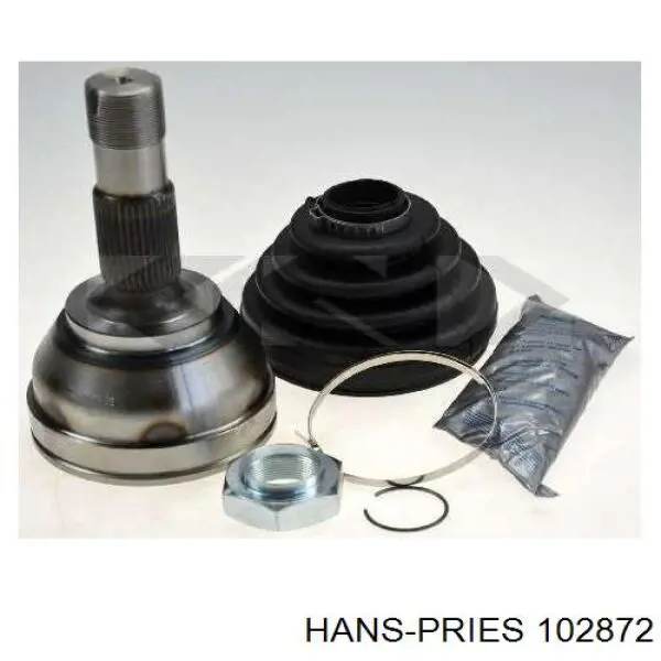 Купить 102872 Hans Pries (Topran) Шланг отопителя обратка