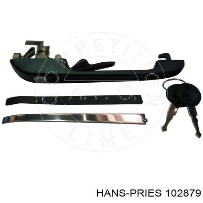 Ручка двери передней наружная правая Hans Pries (Topran) 102879 цена, от 6.51 USD