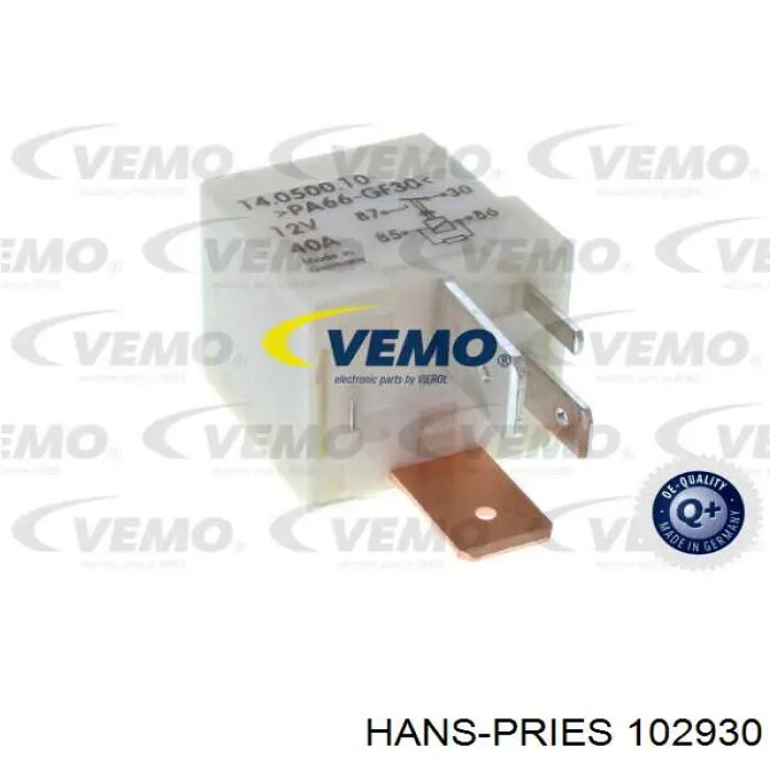 Купить 102930 Hans Pries (Topran) Реле бензонасоса