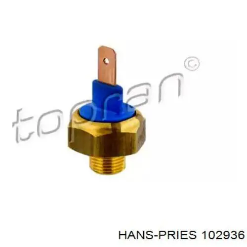 102936 Hans Pries (Topran) датчик температуры охлаждающей жидкости (включения вентилятора радиатора)