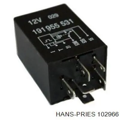 Relê de controlo de limpador pára-brisas Hans Pries (Topran) 102966 preço, a partir de 10,04 USD