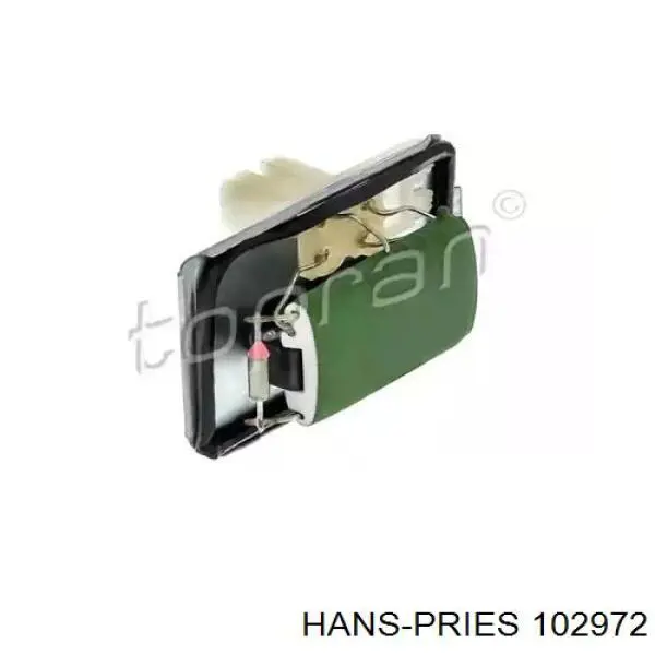 102972 Hans Pries (Topran) резистор (сопротивление вентилятора печки (отопителя салона))