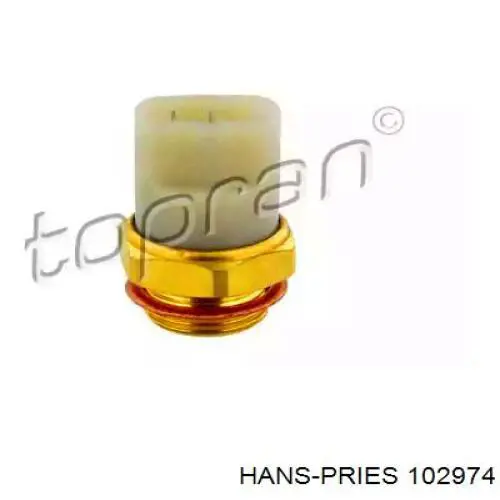 102974 Hans Pries (Topran) датчик температуры охлаждающей жидкости (включения вентилятора радиатора)
