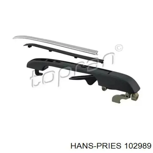 Ручка двери задней наружная левая Hans Pries (Topran) 102989 цена, от 4.84 USD
