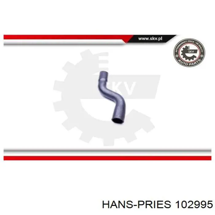 Купить 102995 Hans Pries (Topran) Шланг радиатора охлаждения нижний
