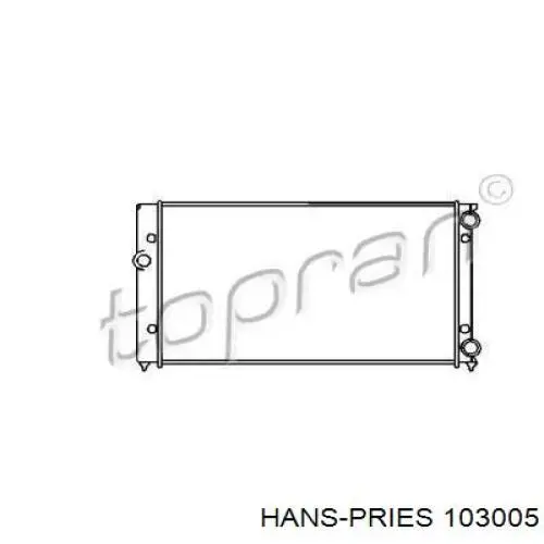 103005 Hans Pries (Topran) радиатор