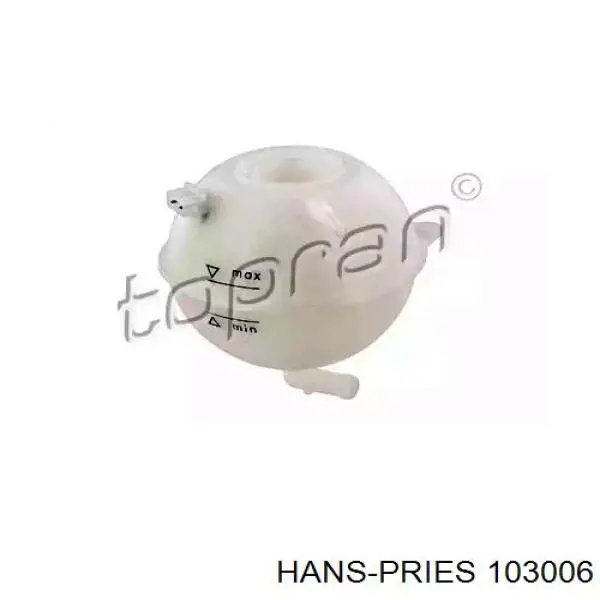 Бачок системи охолодження, розширювальний 103006 Hans Pries (Topran)