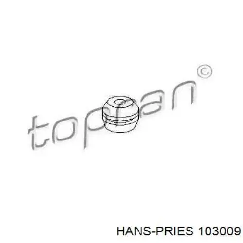 Сайлентблок передней поперечины рамы Hans Pries (Topran) 103009