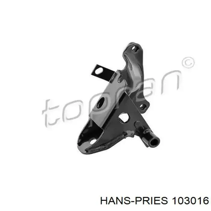 103016 Hans Pries (Topran) consola de coxim (apoio dianteira de motor)