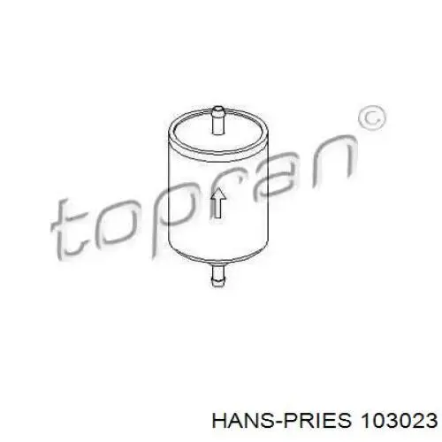 103023 Hans Pries (Topran) топливный фильтр