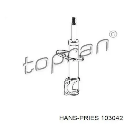 Амортизатор передний 103042 Hans Pries (Topran)