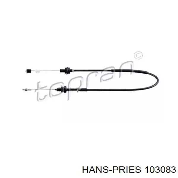 Трос газа 103083 Hans Pries (Topran)