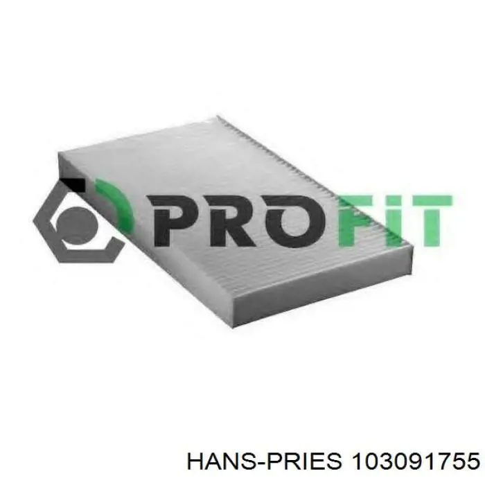 Купить 103091755 Hans Pries (Topran) Фильтр салона угольный