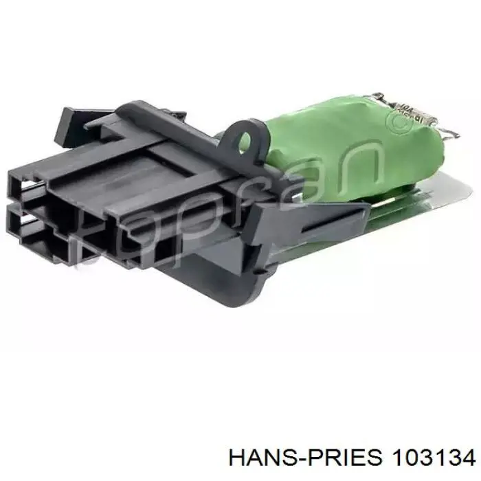 103134 Hans Pries (Topran) резистор (сопротивление вентилятора печки (отопителя салона))