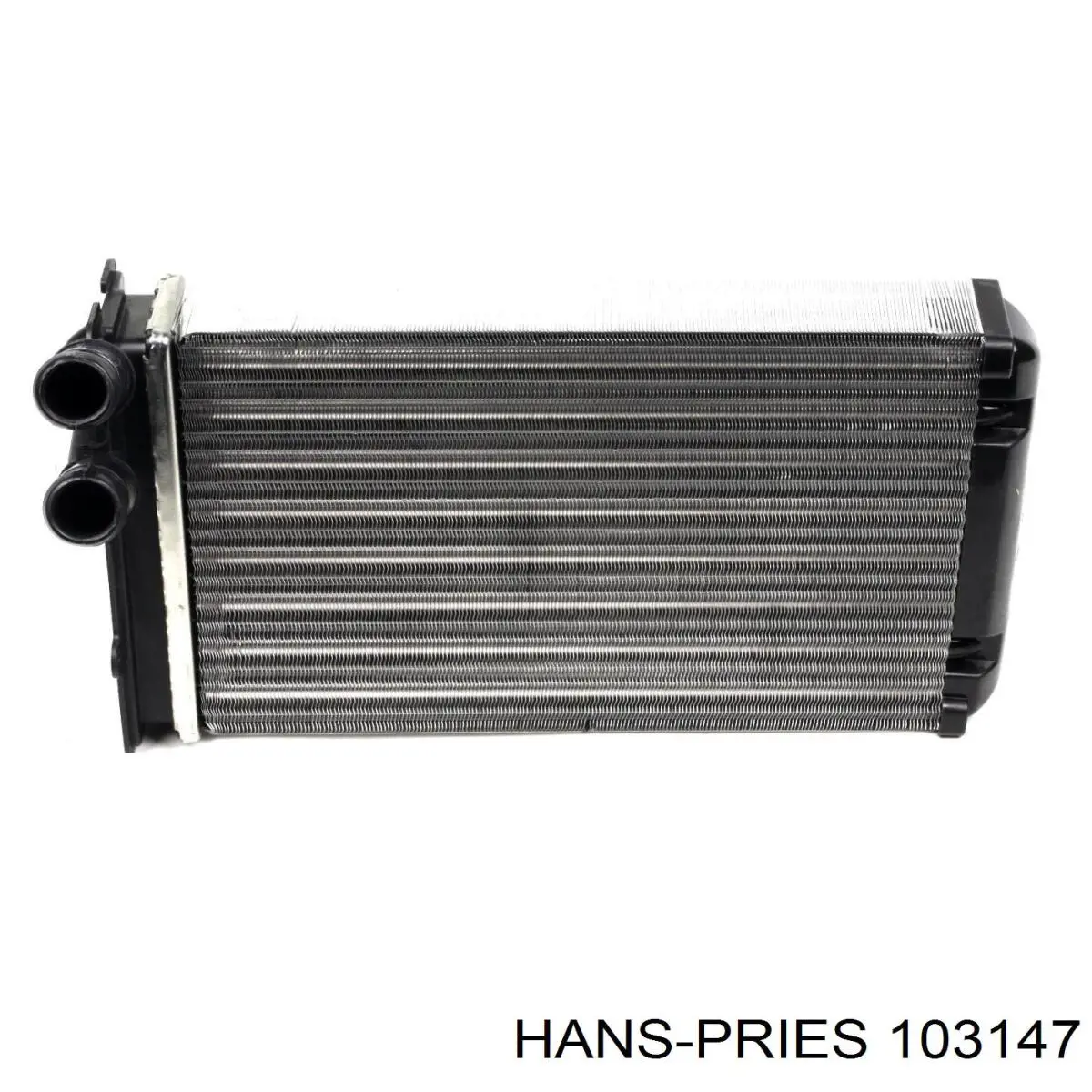 103147 Hans Pries (Topran) Радиатор отопителя салона