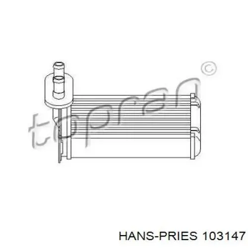 Radiador de calefacción 103147 Hans Pries (Topran)